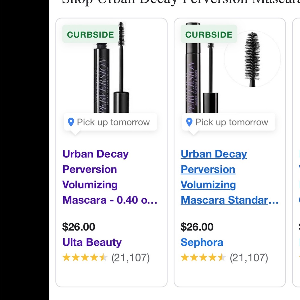 Urban decay mascara